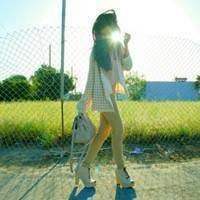 侧面头像女生唯美漂亮