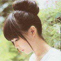 侧面头像女生唯美漂亮