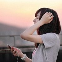 侧面头像女生唯美漂亮