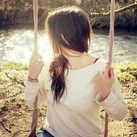 侧面头像女生唯美漂亮