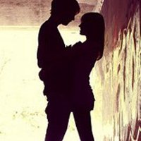 侧面头像男黑白头像