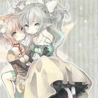 动漫图片双人女生头像