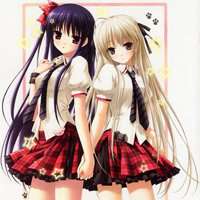 动漫图片双人女生头像