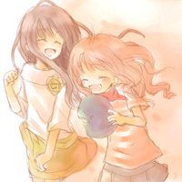 动漫图片双人女生头像