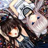 动漫图片双人女生头像