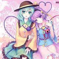 动漫图片双人女生头像