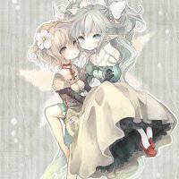 动漫图片双人女生头像