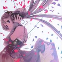 动漫女生听音乐头像