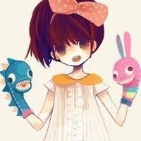 动漫女生听音乐头像