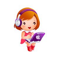 动漫女生听音乐头像