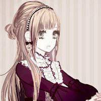 动漫女生听音乐头像