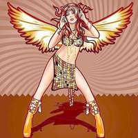 动漫女生听音乐头像