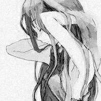 动漫女生头像高冷侧脸