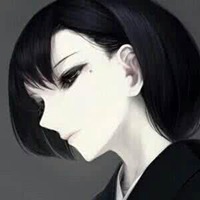 动漫女生头像高冷侧脸