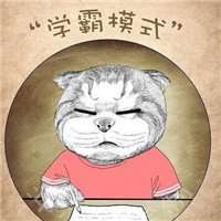 动漫学霸学生头像女生