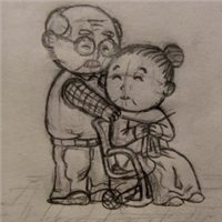 动漫老太太头像