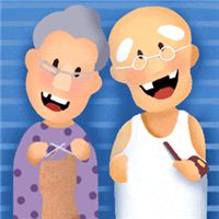 动漫老太太头像