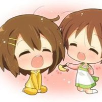 卡通双人睡觉头像女生