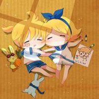 卡通双人睡觉头像女生