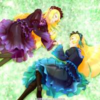 卡通双人睡觉头像女生