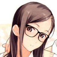 卡通戴眼镜头像女生