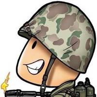 卡通迷彩小兵头像