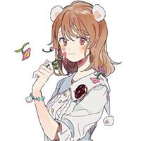 卷发头像女生动漫人物