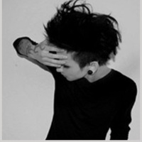 发型头像男黑白