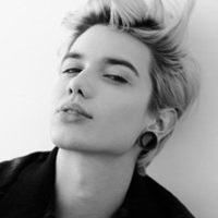 发型头像男黑白