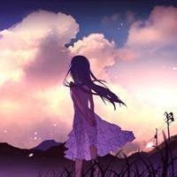 古装唯美背影女生头像