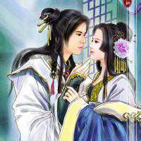 古装情侣头像漫画图片