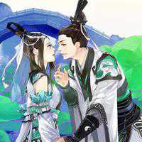 古装情侣头像漫画图片