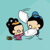 古装情侣头像漫画图片