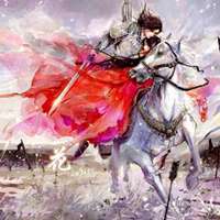 古风情侣头像红桑裳白衣