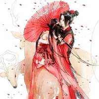古风情侣头像红桑裳白衣