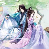 古风情侣头像红桑裳白衣