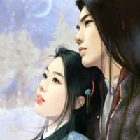 古风情侣头像红桑裳白衣