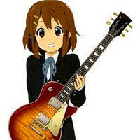 吉他头像卡通