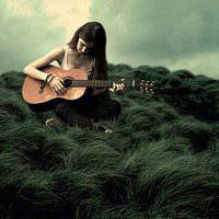 吉他头像女欧美