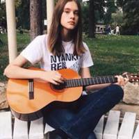 吉他头像女欧美