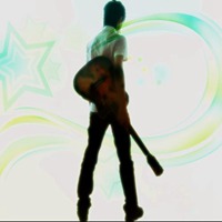 吉他头像男背影