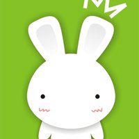 呆萌兔耳朵头像