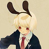 呆萌兔耳朵头像