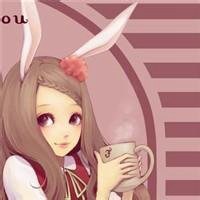 呆萌兔耳朵头像