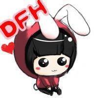 呆萌兔耳朵头像