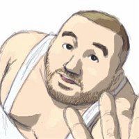 大叔漫画头像胡渣