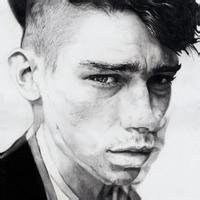 大叔漫画头像胡渣