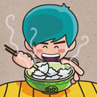 大笑头像男生卡通图片