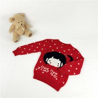 大红色毛衣头像