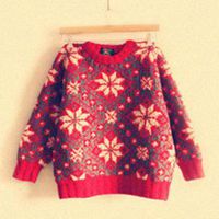 大红色毛衣头像